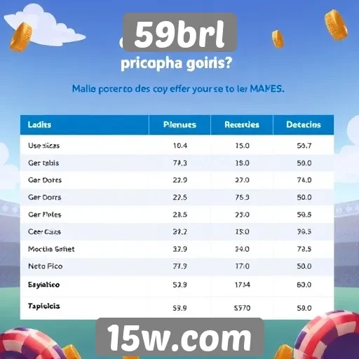 Desempenho do site 59brl em comparação com concorrentes